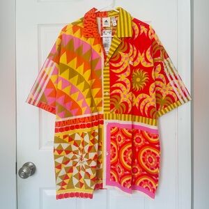 Adidas X Farm Rio button down shirt (L-XL)